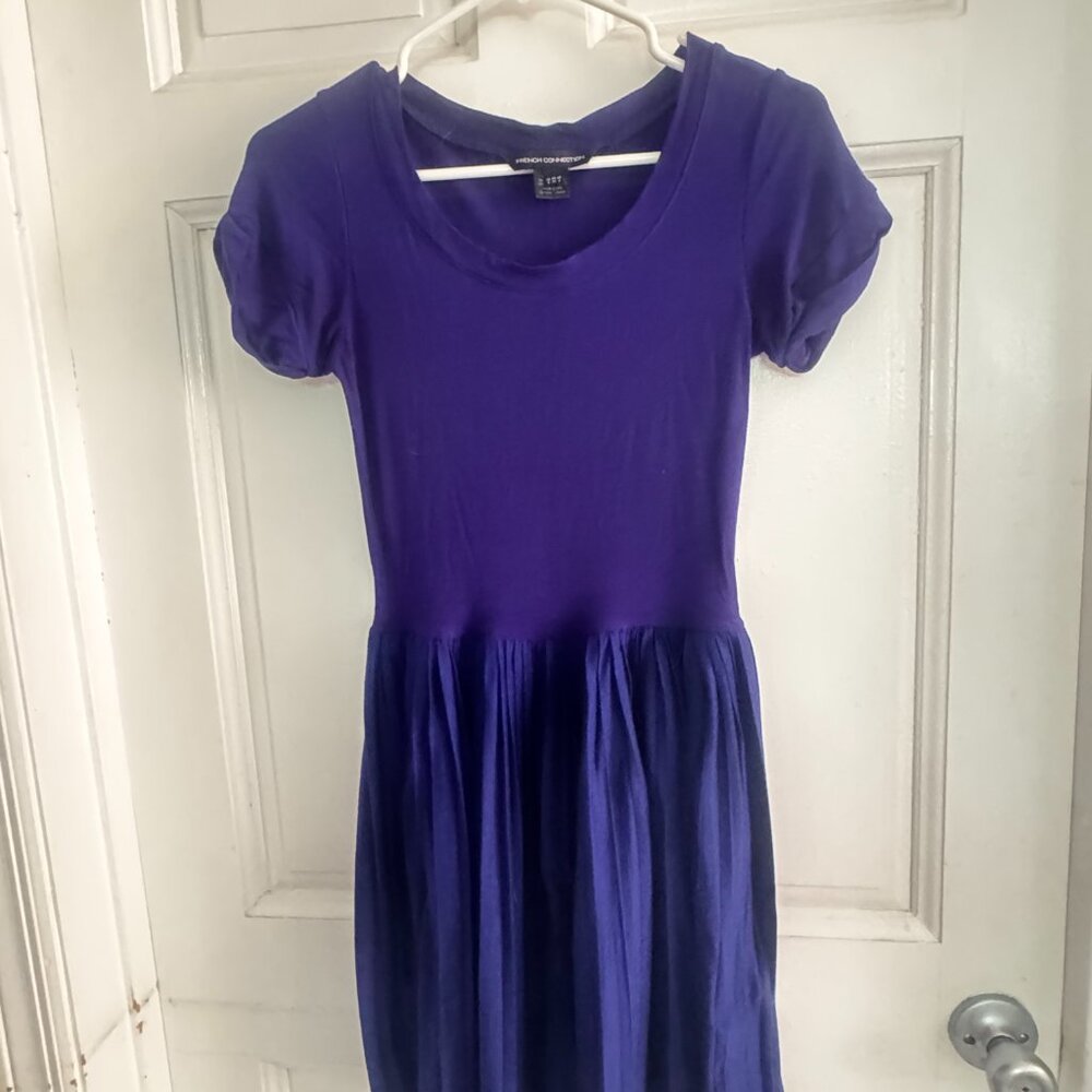 Blue/Purple French Connection Dress Size US 2 womens
